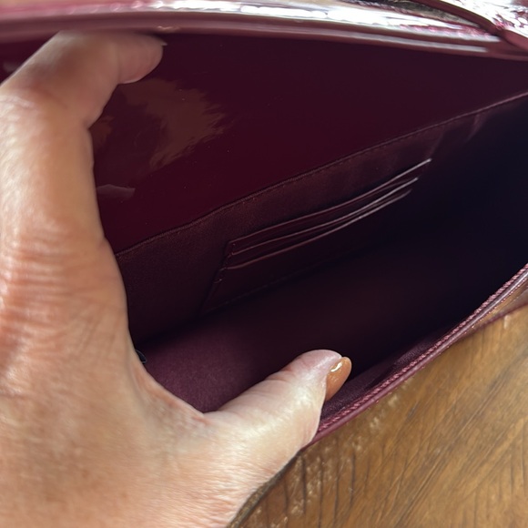 Elegant Burgundy Clutch by Moda Luxe - Picture 4 of 6